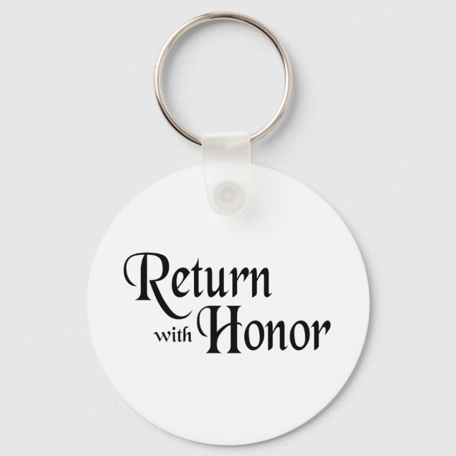 Return With Honor Keychain (Front)