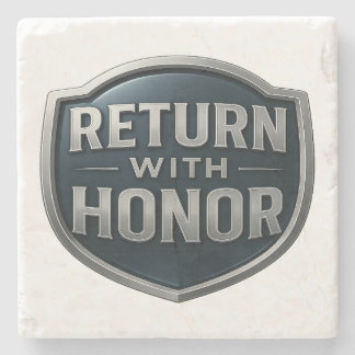 Return With Honor™ LDS Stone Coaster