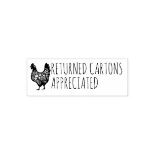 RETURNED CARTONS APPRECIATED SELF-INKING STAMP