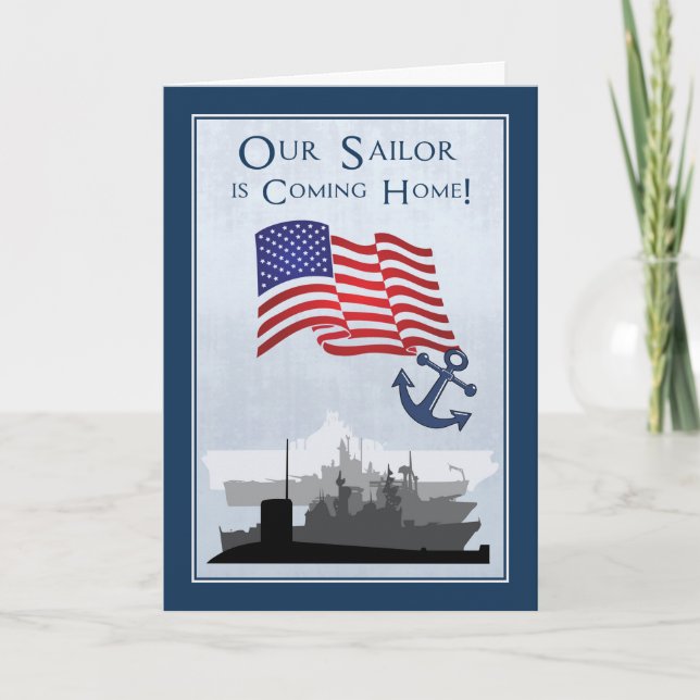 Returning from Navy Announcement with Ships (Front)