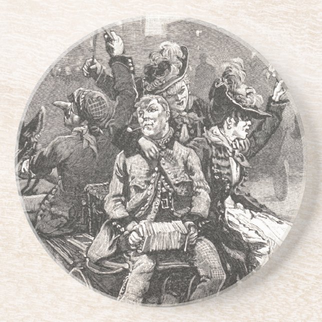 Returning From The Derby Drink Coaster (Front)