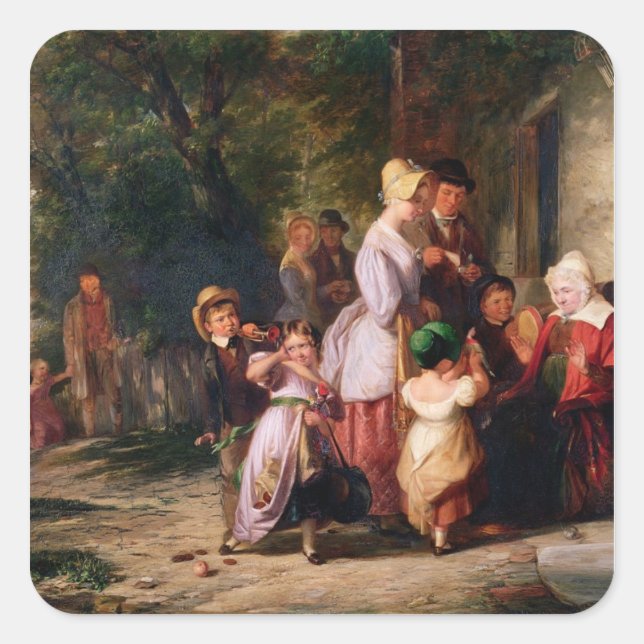 Returning from the Fair Square Sticker (Front)