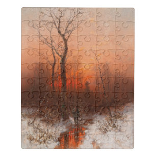 Returning Home at Sunset – Désiré Thomassin Jigsaw Puzzle