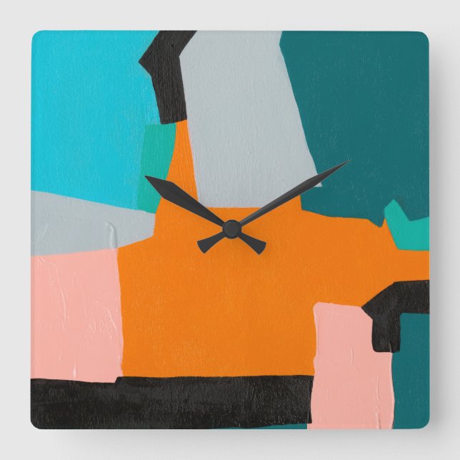 Reunification Square Wall Clock (Front)