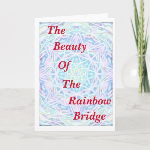 Reunion At The Rainbow Bridge Folded Card PBP