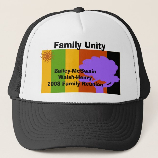 Reunion, Bailey-McSwainWalsh-Henry... - Customized Trucker Hat (Front)