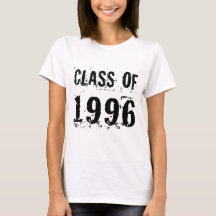 90s Vintage T-shirt High School CLASS of 1996 Senior List 