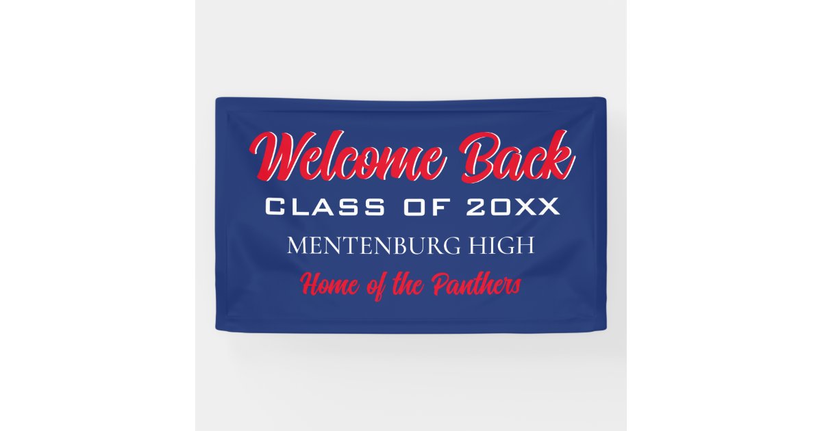 Reunion! CUSTOM Class Reunion banner | Zazzle