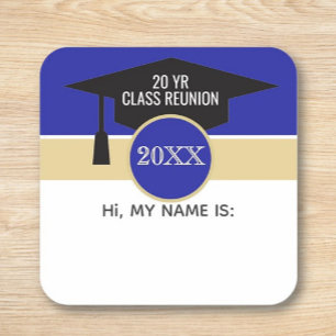 Reunion! Custom class reunion name tag