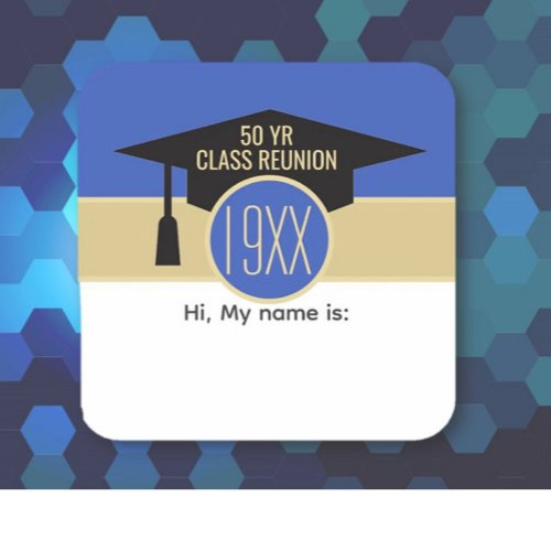 Reunion Custom class reunion name tag