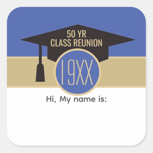 Reunion Custom class reunion name tag