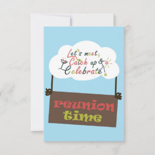Reunion design invitation