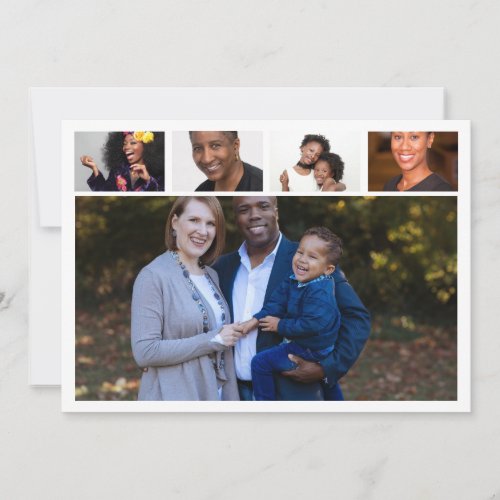 Reunion DIY5 photo  Family get together Thank You Card