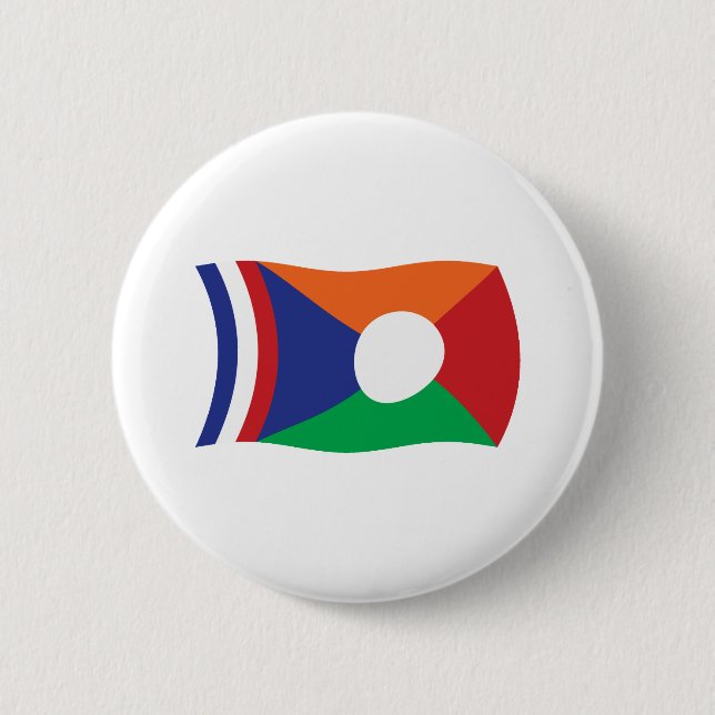 Reunion Flag Button (Front)