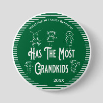 Reunion Grandparents Award Most Grand Kids Button