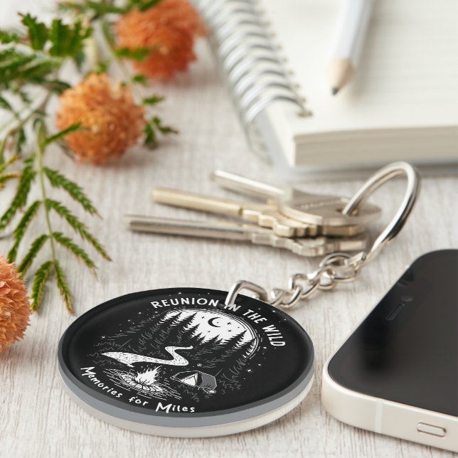 Reunion in the Wild Keychain (Front Right)