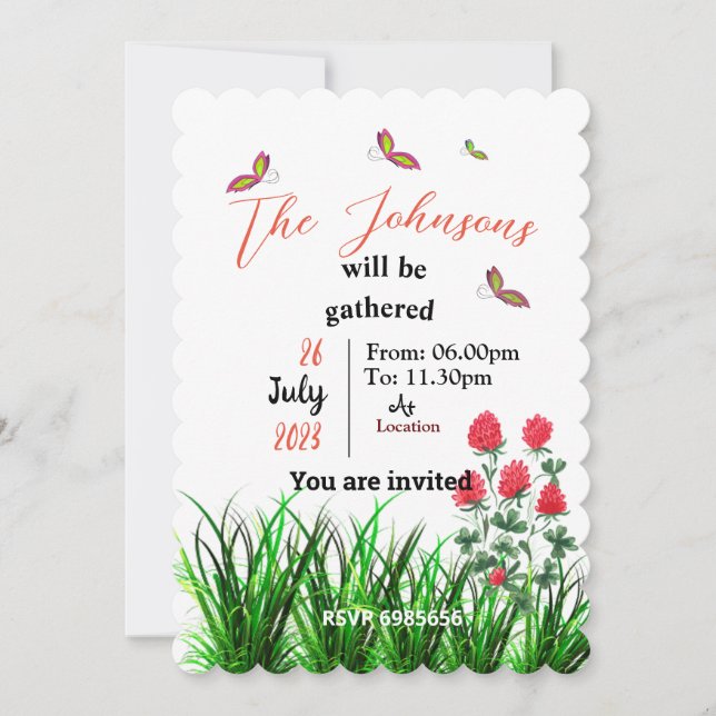 Reunion   invitation (Front)