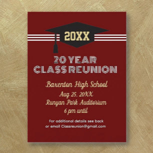 Reunion Invitation! Custom Class Reunion Postcard