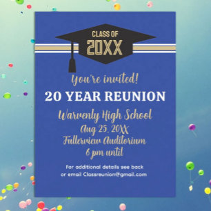 Reunion Invitation! Send a Class Reunion Postcard