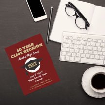 Reunion Invite! Custom Class Reunion Postcard