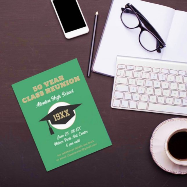 Reunion Invite! Custom Class Reunion Postcard (Creator Uploaded)