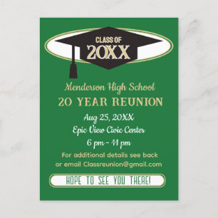 Reunion Invite! Perfect Class Reunion Postcard