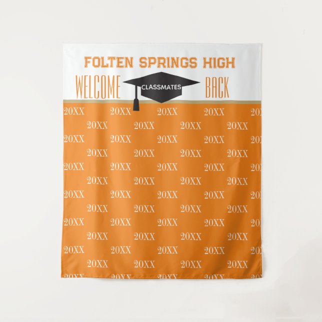 Reunion Pics!! Class Reunion Photo backdrop (Front)