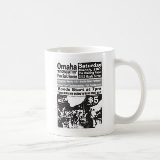 "REUNION SHOW" FLIER ON A MUG! COFFEE MUG