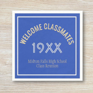 Reunion time! Custom Class Reunion Napkins