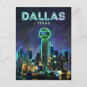 Reunion Tower USA Postcard