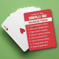 Reunion Trivia! Fun Custom Class Reunion
