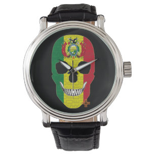 REUNIONES Bolivia reloj hombre correa cuero Watch