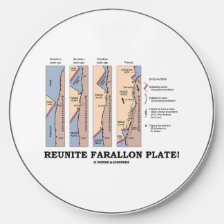 Reunite Farallon Plate! Geology Plate Tectonics Wireless Charger