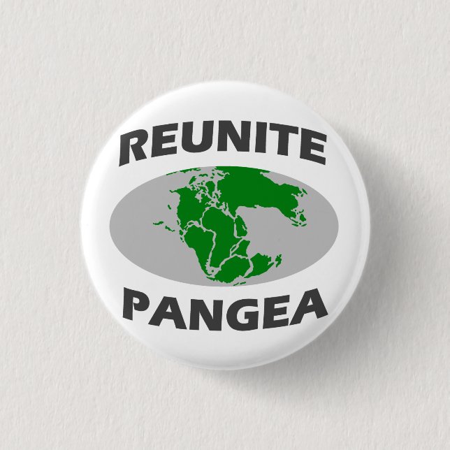 Reunite Pangea Button (Front)