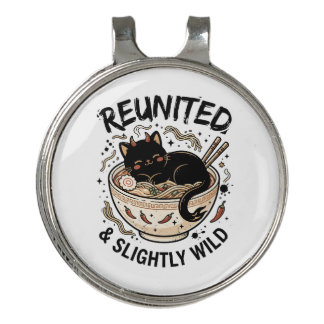 Reunited and Slightly wild Kawaii Family Design Golf Hat Clip