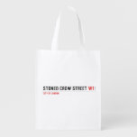 stoned crow Street  Reusable Bag Reusable Grocery Bags