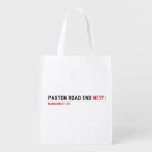 PAXTON ROAD END  Reusable Bag Reusable Grocery Bags