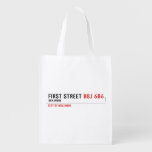 First Street  Reusable Bag Reusable Grocery Bags
