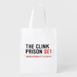 the clink prison  Reusable Bag Reusable Grocery Bags