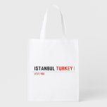 ISTANBUL  Reusable Bag Reusable Grocery Bags