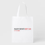 KAZZY ESTATE  Reusable Bag Reusable Grocery Bags