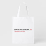 mint street jerk.com  Reusable Bag Reusable Grocery Bags