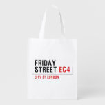 Friday  street  Reusable Bag Reusable Grocery Bags