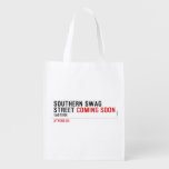 SOUTHERN SWAG Street  Reusable Bag Reusable Grocery Bags