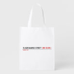 Blackhawks street  Reusable Bag Reusable Grocery Bags