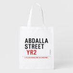 Abdalla  street   Reusable Bag Reusable Grocery Bags