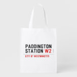 paddington station  Reusable Bag Reusable Grocery Bags