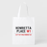 Henrietta  Place  Reusable Bag Reusable Grocery Bags