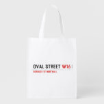 Oval Street  Reusable Bag Reusable Grocery Bags