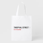 Thiepval Street  Reusable Bag Reusable Grocery Bags